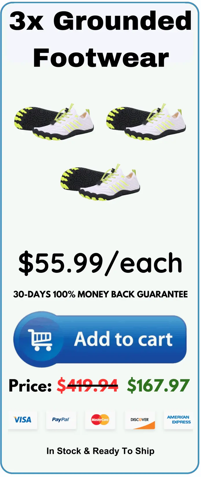 Grounded Footwear offer package price 