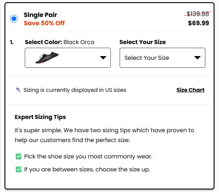 grounded footwear Best price package offer